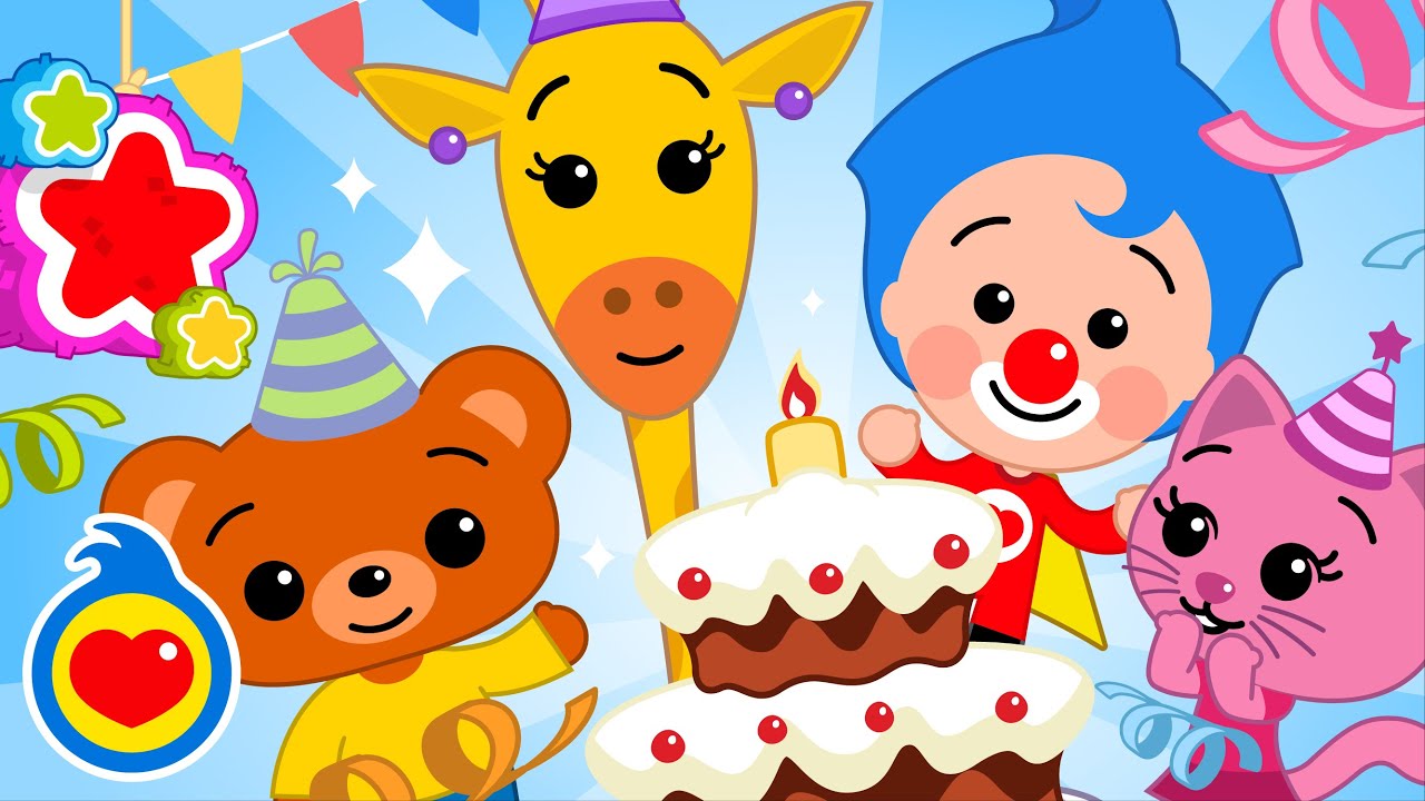 🎉Oggi È Il Mio Compleanno 🥳✨Tantissimi Auguri! ♫ Canzoni per Bambini 🤍 Plim Plim - Un Eroe Del Cuore