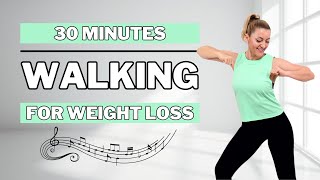 🔥30 Min STEADY STATE WALKING for WEIGHT LOSS🔥NO JUMPING🔥Exercise to the Beat🔥🎶