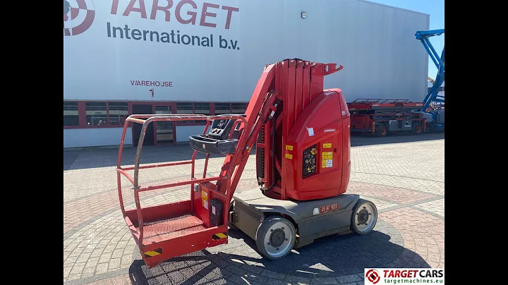 781252 JLG TOUCAN 10E ELECTRIC VERTICAL MAST WORK LIFT W/JIB 1010CM 2011 937HRS