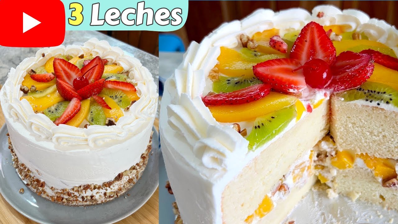 🔴3Leches PASTEL Húmedo y ESPONJADITO|RECETA COMPLETA|Dulce Hogar Recetas💕