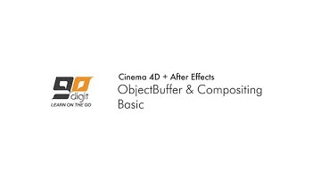 C4D+AE [OBJECT BUFFER & COMPOSITING] - PART 1