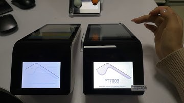 PT7003 New version & old version comparison of mini screen display speed and resolution