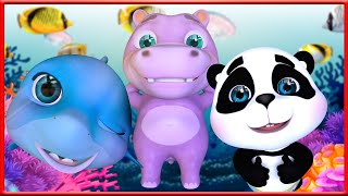 Bingo Baby Shark, Boo Boo Song, Wheels on the Bus  Baby Panda  Nursery Rhymes, school dog song.