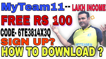 How To Download MyTeam11 App 2019 ?
