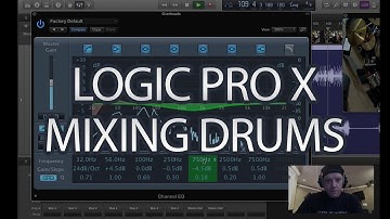 Logic Pro X - Mixing Acoustic Drums - Tutorial - Logic Pro 10