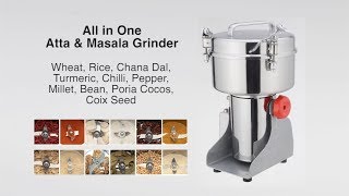Automatic flour mill and spices grinder chakki for easy everyday milling at home.