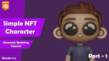Simple NFT Character In Blender - Part 1 - Modeling