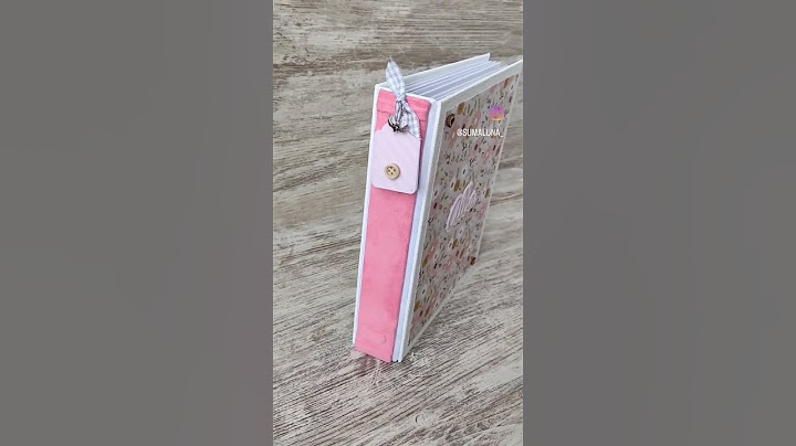 Álbum de SCRAPBOOKING con 💗lomo💗 en antelina con relieve. Pronto TUTORIAL