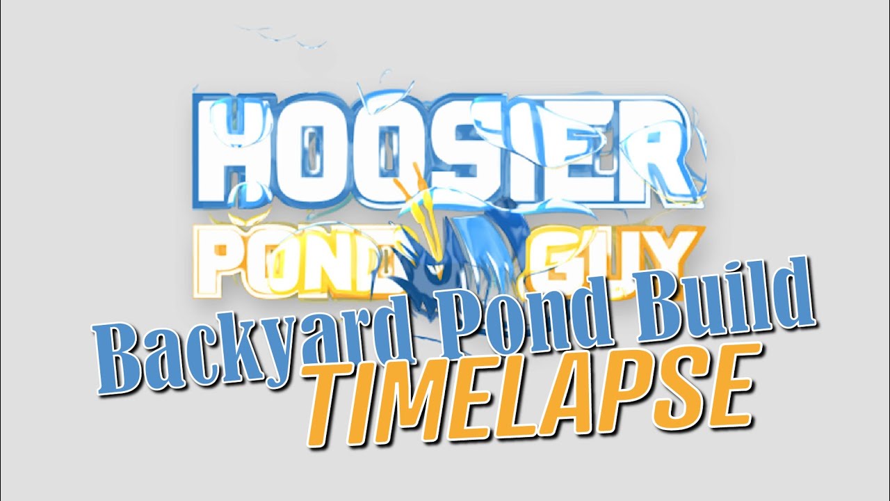 Backyard Pond Build Timelapse: From Empty Space to Natural Oasis | Hoosier Pond Guy