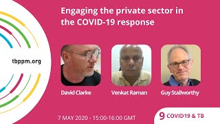 TBPPM Webinar | Engaging the Private Sector in COVID19 and TB Response