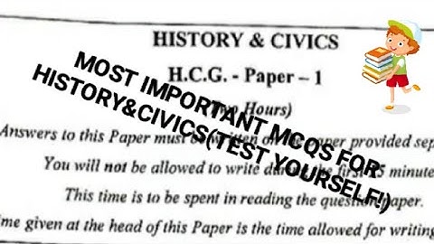Most Important MCQs for History and Civics | Test yourself | ICSE 10 | SCORE 95+