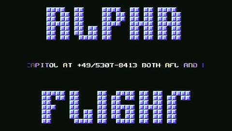 (AFL) Alpha Flight 1970 Intro 121 ! Commodore 64 (C64)