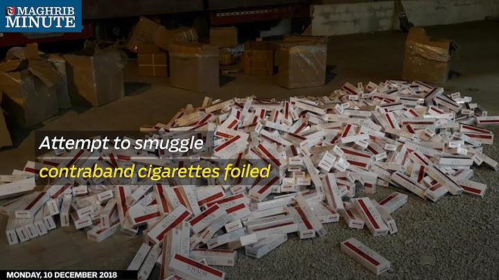 Attempt to smuggle contraband cigarettes foiled