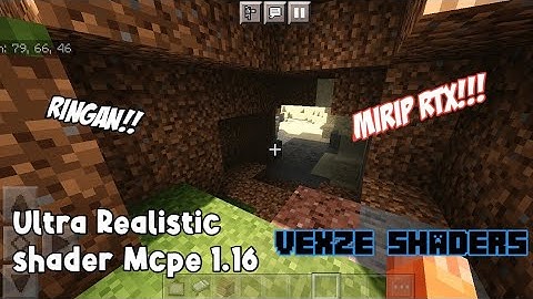 Ultra Realistic shader Mcpe 1.16 - Vexze shaders