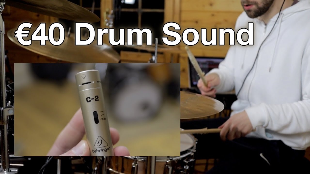Budget, €40 Drum Mic Set-UP | Behringer C2 Stereoset - YouTube