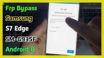 Frp Bypass Samsung Galaxy S7 Edge Android 8  / Unlock Google Account SM-G935F U8
