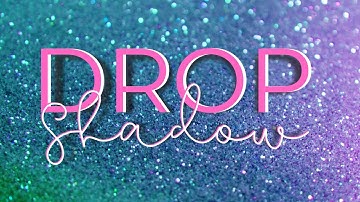How To: Create A Blurred Drop Shadow on Text in Canva