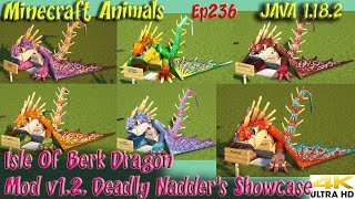 Isle Of Berk Dragon Mod v1.2 Deadly Nadder Dragons Taming Breeding JAVA 1.18.2 Animals Ep236 screenshot 2