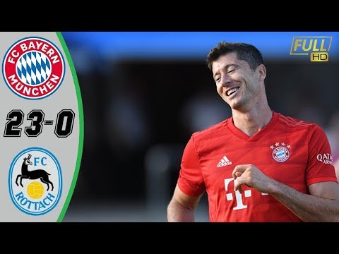 ไฮไลท์ฟุตบอลเมื่อคืน I Bayern Munich 23-0 Rottach-Egern I 08/08/2019