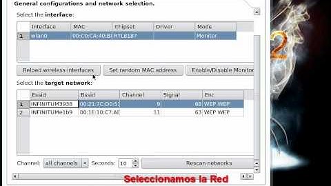 Cracking WEP con Gerix WiFi Cracker-NG