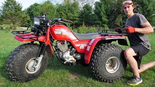 Mint Honda Three Wheeler Found In Hoarders Abandoned Barn (Incredible Find)