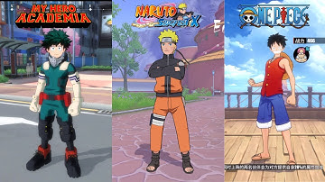 My Hero Academia The Strongest Hero vs One Piece Fighting Path vs Naruto Slugfest | Mobile Gameplay
