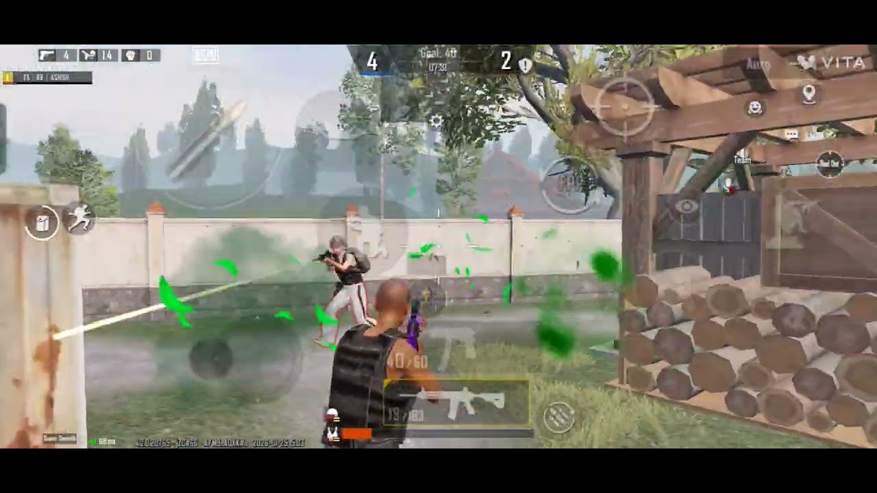 AURA song edit bgmi 1V1 fight 