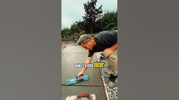 How to trowel concrete