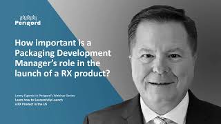 Celebrity Role of the Packaging Development Manager in US RX Product Launches Wealth