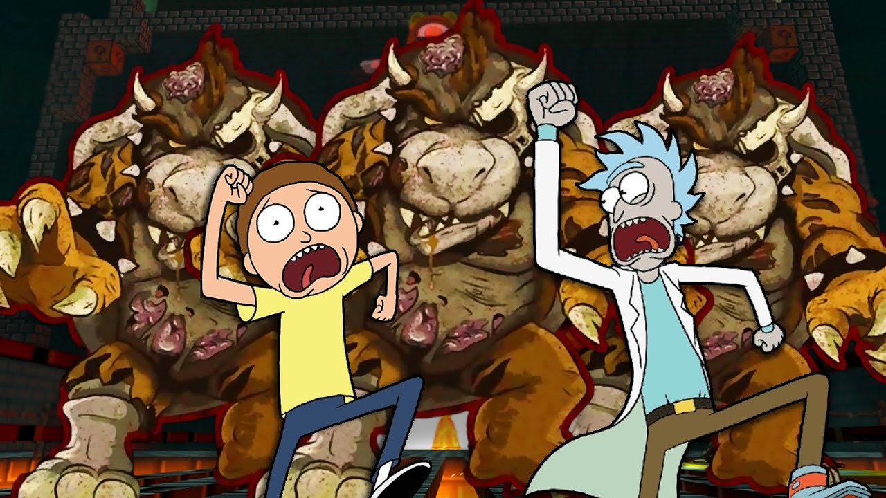 Rick and Morty vs Super Mario Zombies