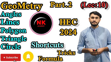 Geometry part:2 | polygon and its types | | regular polygons | | triangles | | HEC |by dr nasrullah