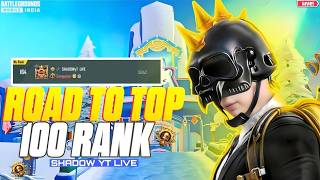 AGGRESIVE CONQUEROR RANK PUSH | BGMI LIVE | SHADOW YT LIVE