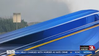 WFFD battle house fire started by backyard grill - KFDX 3 News at 10
