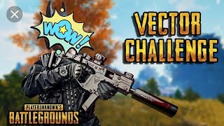 The *Vector Only Challenge* PUBG MOBILE || Solo Vs squad 15 kills || Winner Chicken Dinner