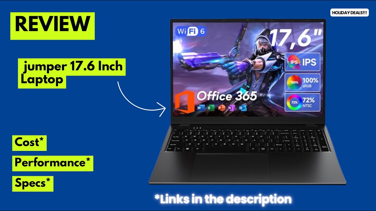 Обзор ноутбука Jumper 17.6” (2026) – 16 ГБ ОЗУ + 640 ГБ SSD | Лучший ноутбук на Windows для студе...