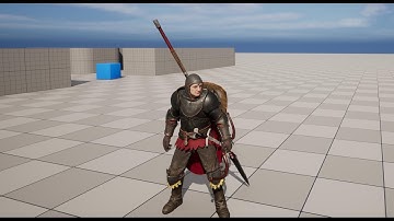 UE5 Devlog Locomotion System (Based on Lyra) - Medieval knight full weapons