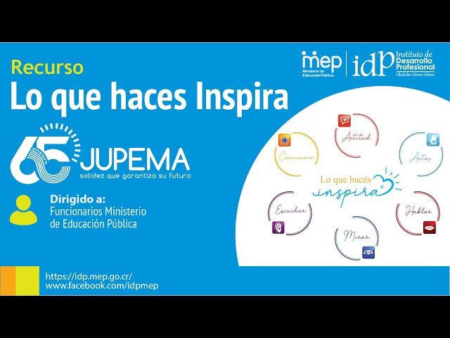 Watch Lo que haces Inspira on YouTube.