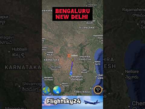 Bengaluru to New Delhi flight | #explore #trending
