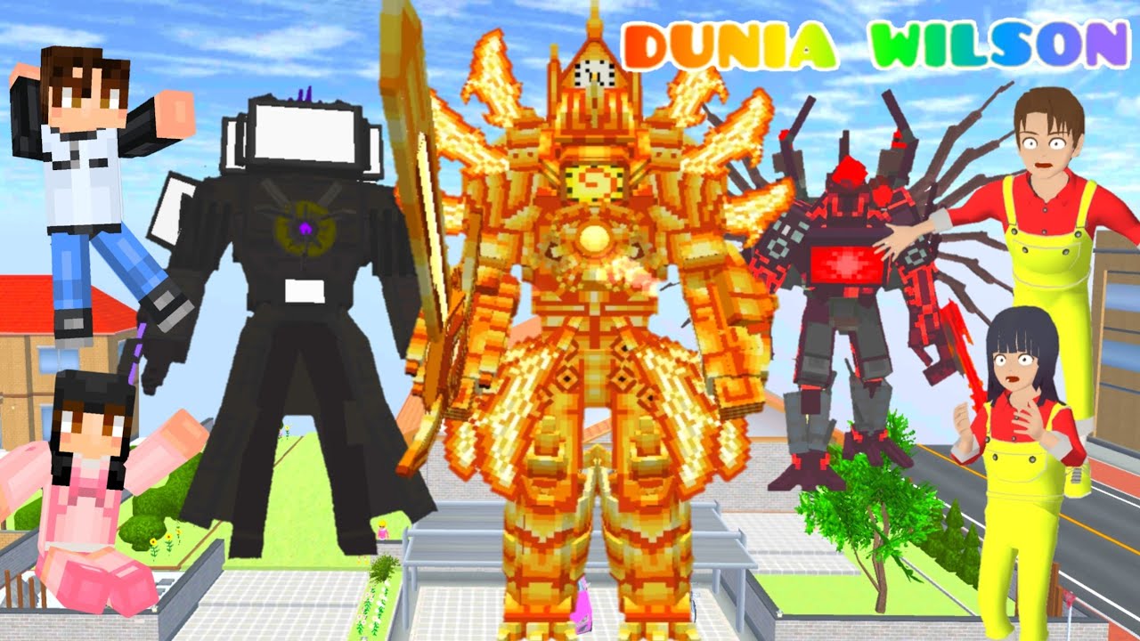 Yuta Mio Ketemu Titan Raksasa Clockman Terkuat vs Titan Speakerman TVman ‼️😆