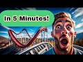 Building A Simple Minecraft Rollercoaster In 5 Mins!