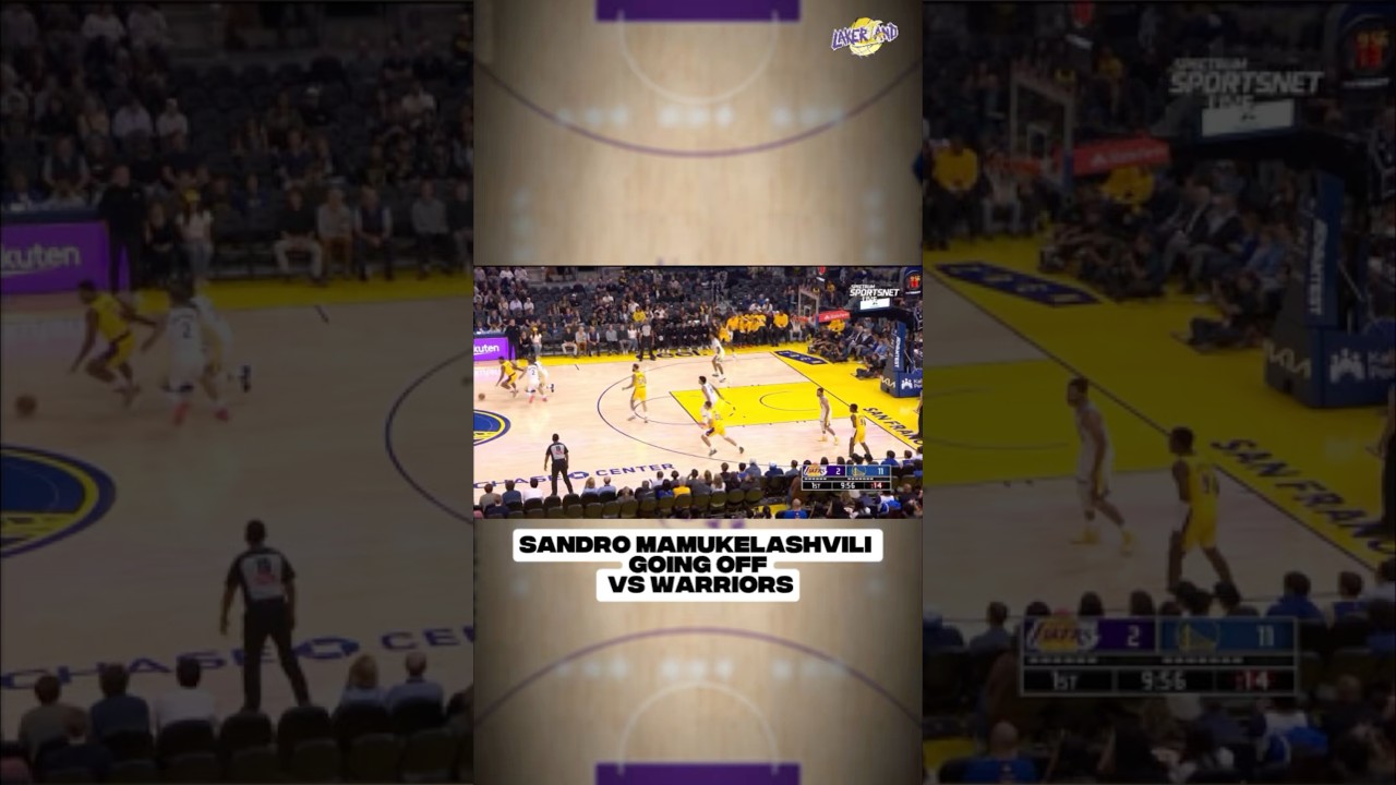 Sandro Mamukelashvili vs Warriors #shorts #nba