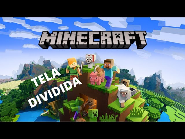 Como jogar Minecraft com 2 jogadores no mesmo pc -Modo Splitscreen- 