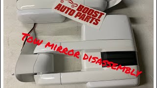 How to disassemble BOOST AUTO PARTS Tow mirrors GM