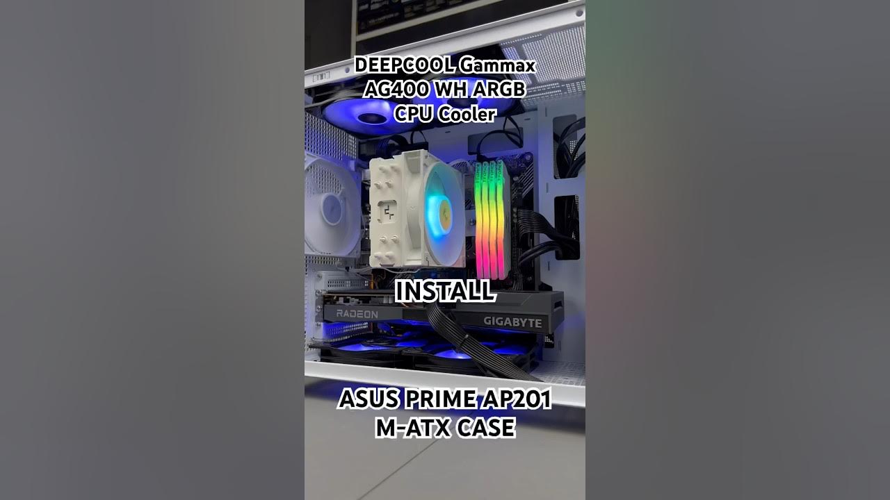 deepcool-gammax-ag400-wh-argb-cpu-cooler-install-in-asus-prime-ap201