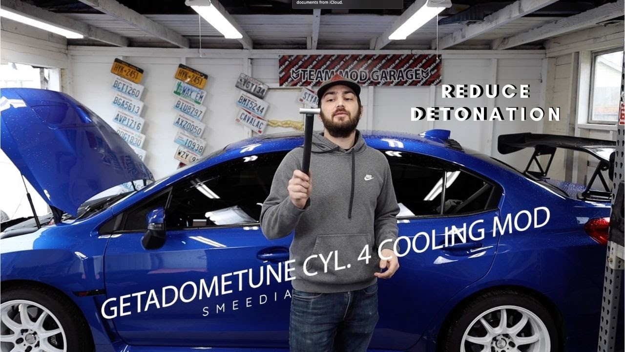 Cylinder 4 Cooling MOD Install (STI) - YouTube