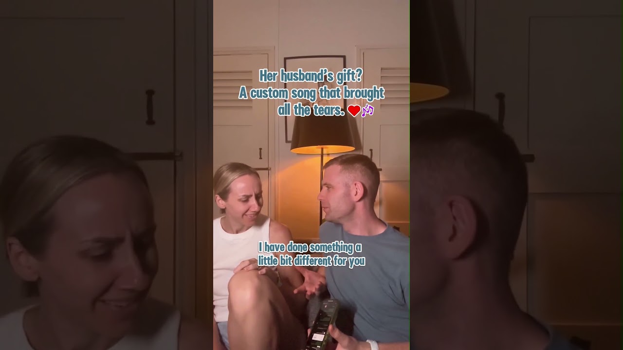 Her husband made her cry 