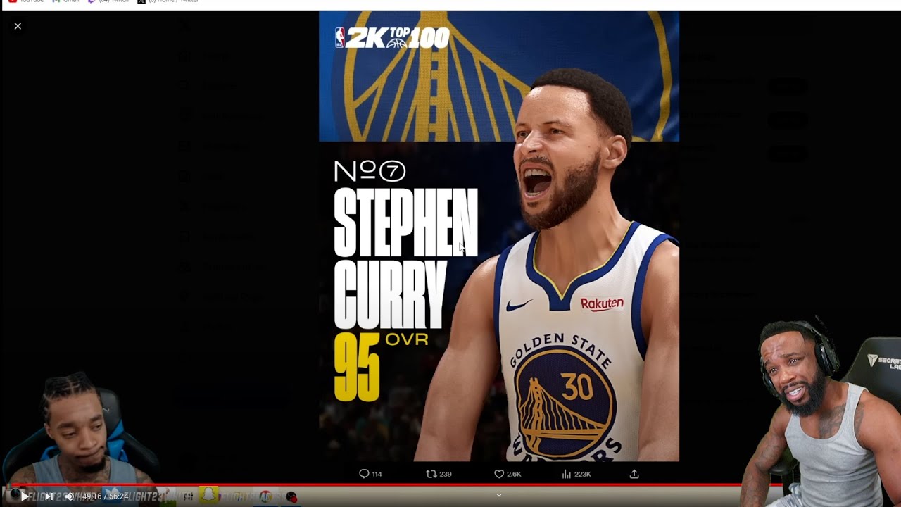 Flight GLAZED And CRASHED OUT LOL! Reacting To OFFICIAL Top 100 NBA 2K25 Ratings!