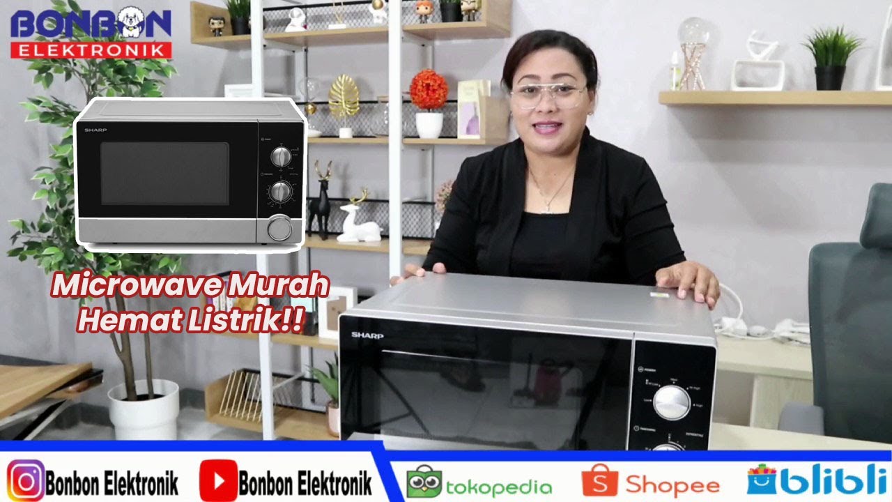 Microwave Low Watt Dibawah 1 JUTA!! Sharp Oven R-21D0(S) 23L Terbaik