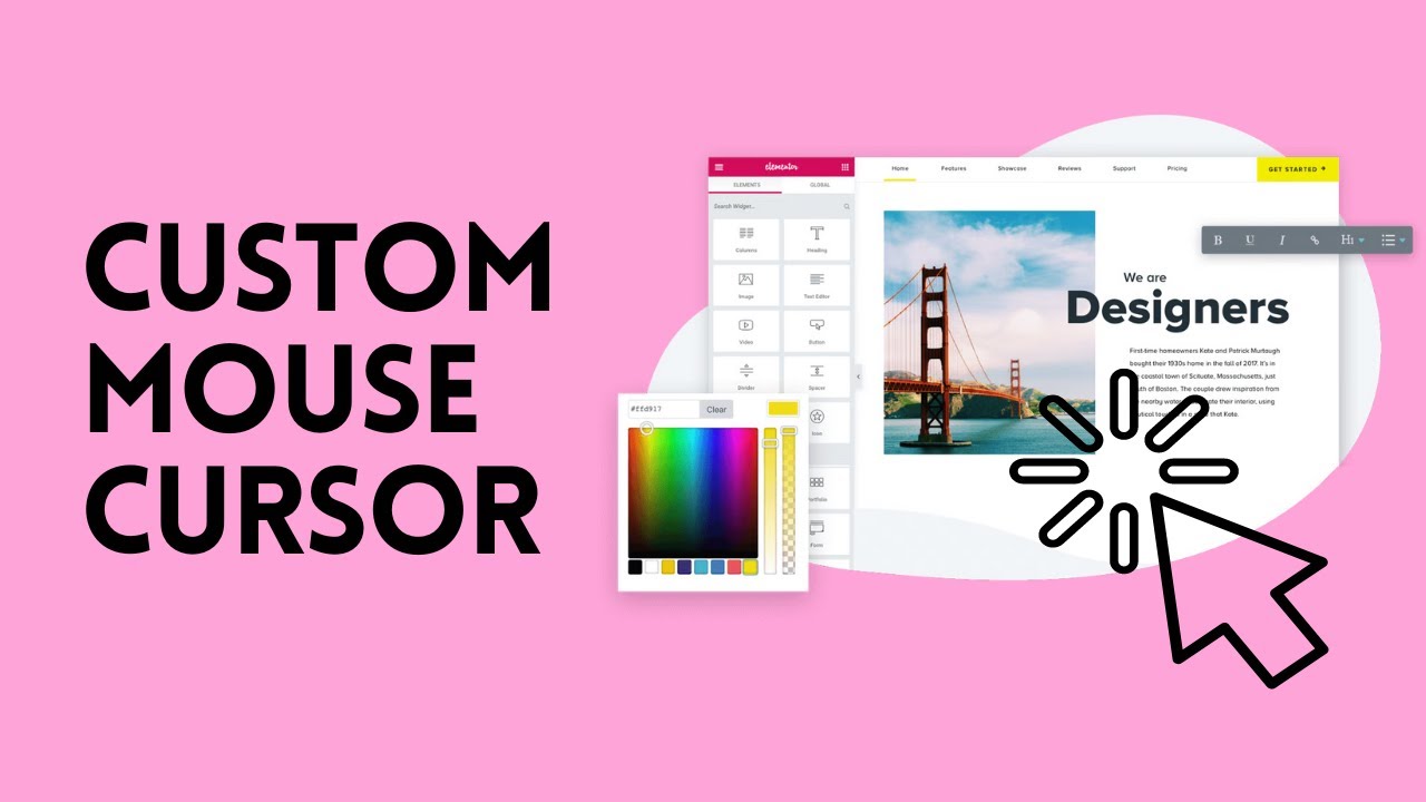 Elementor Custom Mouse Cursor Addon Tutorial – Premium Addons for Elementor