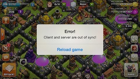 Game Bug After Clan Wars Came out